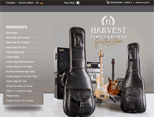 Tablet Screenshot of harvest-guitar.com